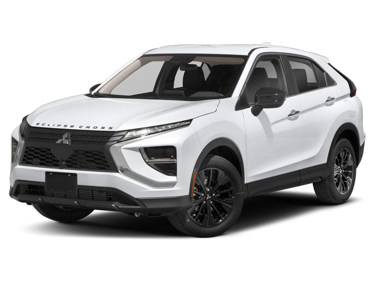 2022 Mitsubishi Eclipse Cross LE in Black — front three-quarter view