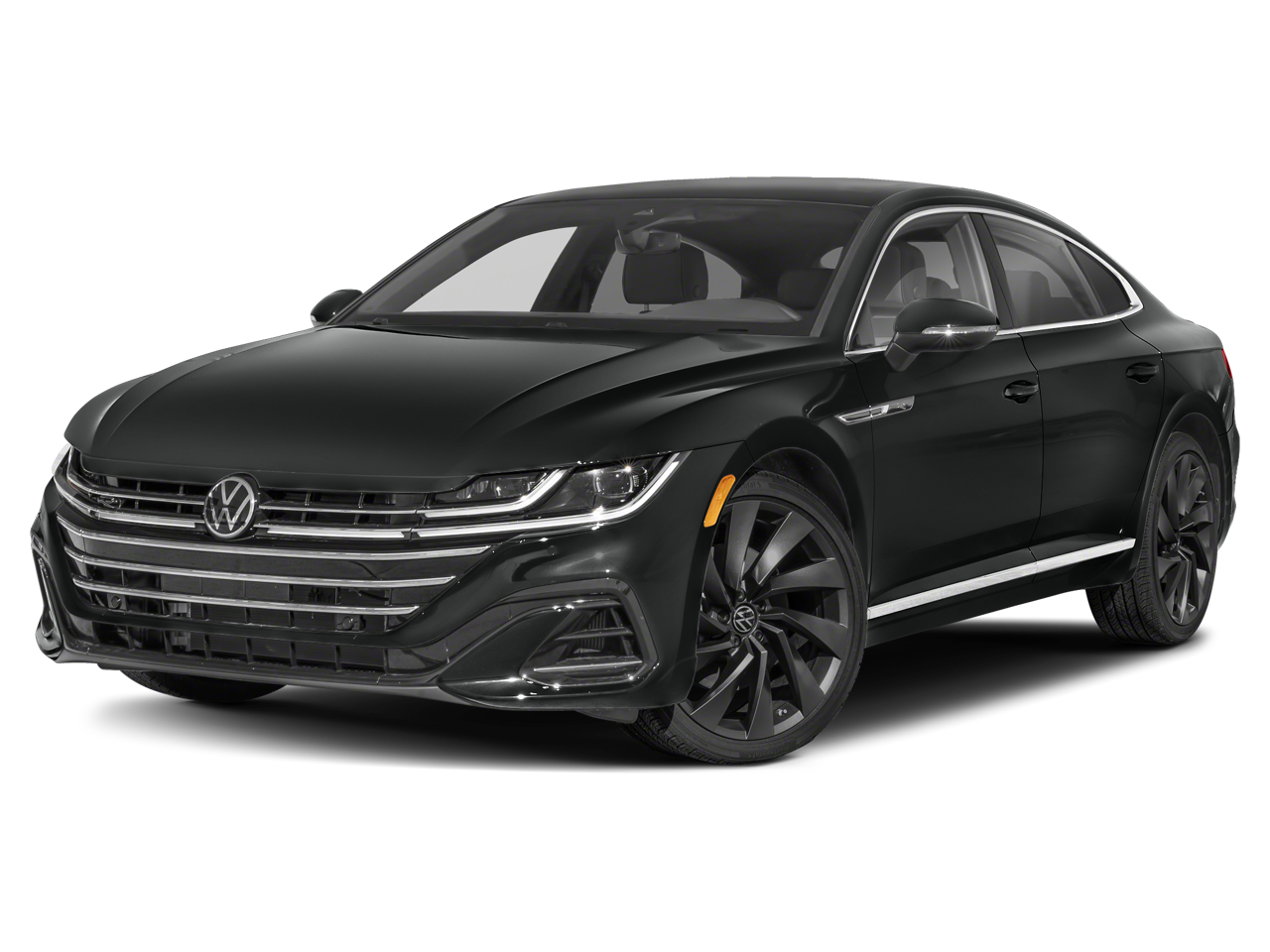 2023 Volkswagen Arteon SEL R-Line in Black — front three-quarter view