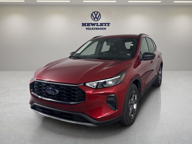 2026 Ford Escape ST-Line in Red — front three-quarter view