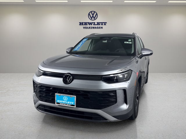 2026 Volkswagen Tiguan S in Pyrite Silver Metallic — front three-quarter view