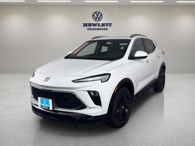 2024 Buick Encore GX Sport Touring in Summit White — front three-quarter view