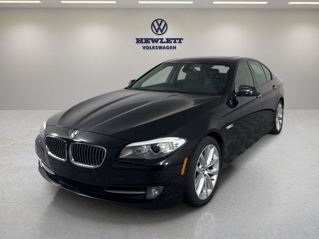 2011 BMW 5 Series 535i in Black — front three-quarter view