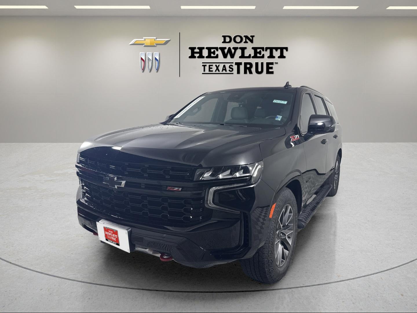 2023 Chevrolet Tahoe Z71 in Black — front three-quarter view