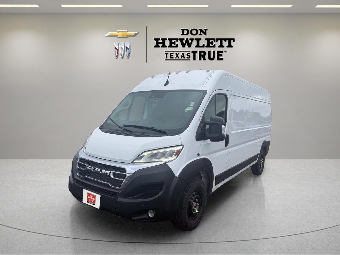 2025 RAM ProMaster 2500 Cargo Van SLT High Roof 159" WB in White — front three-quarter view