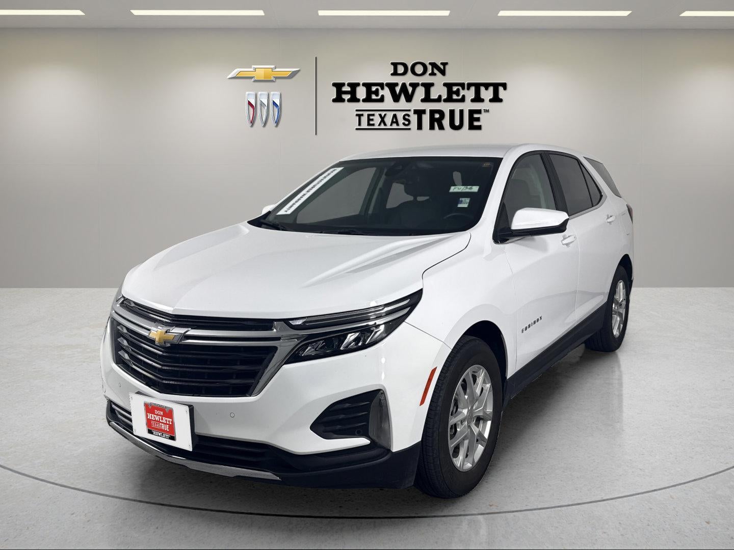 2024 Chevrolet Equinox LT in Summit White — front three-quarter view