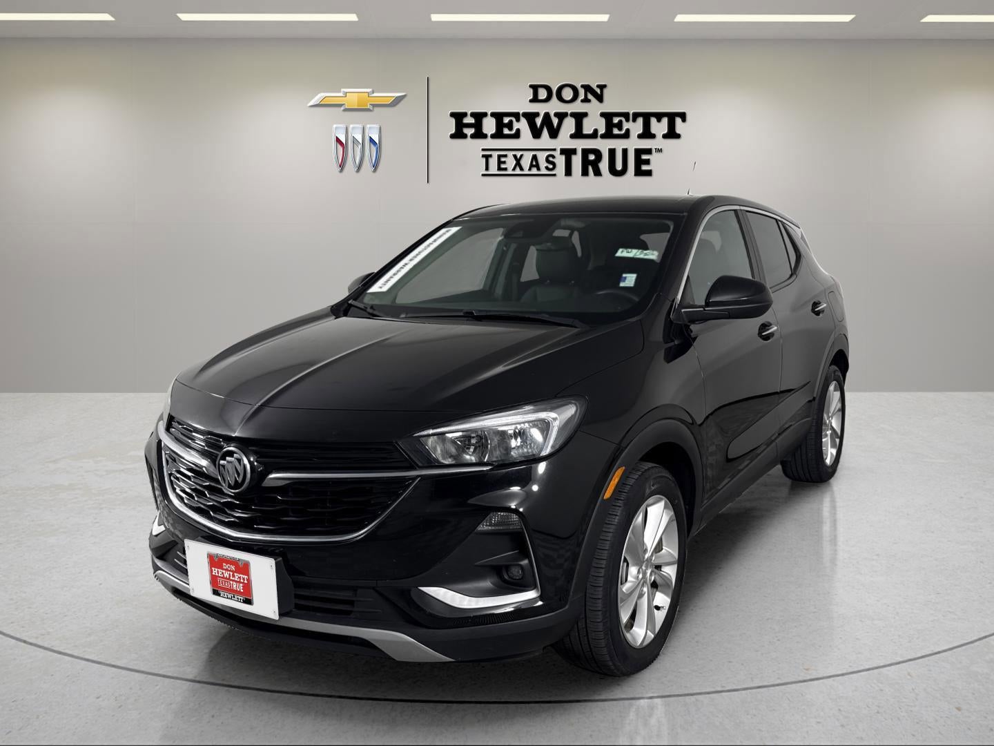 2023 Buick Encore GX Preferred in Ebony Twilight Metallic — front three-quarter view