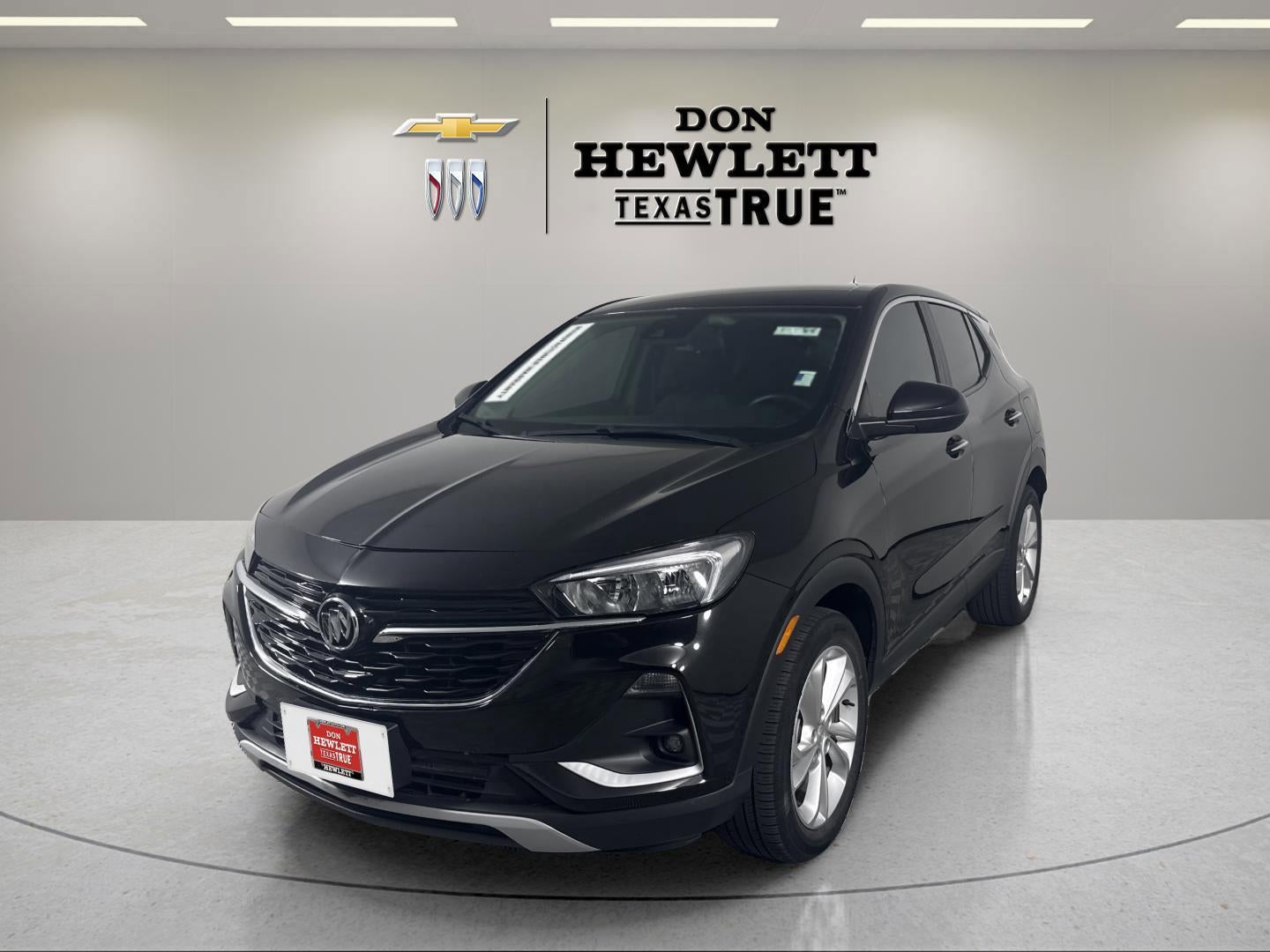 2023 Buick Encore GX Preferred in Ebony Twilight Metallic — front three-quarter view