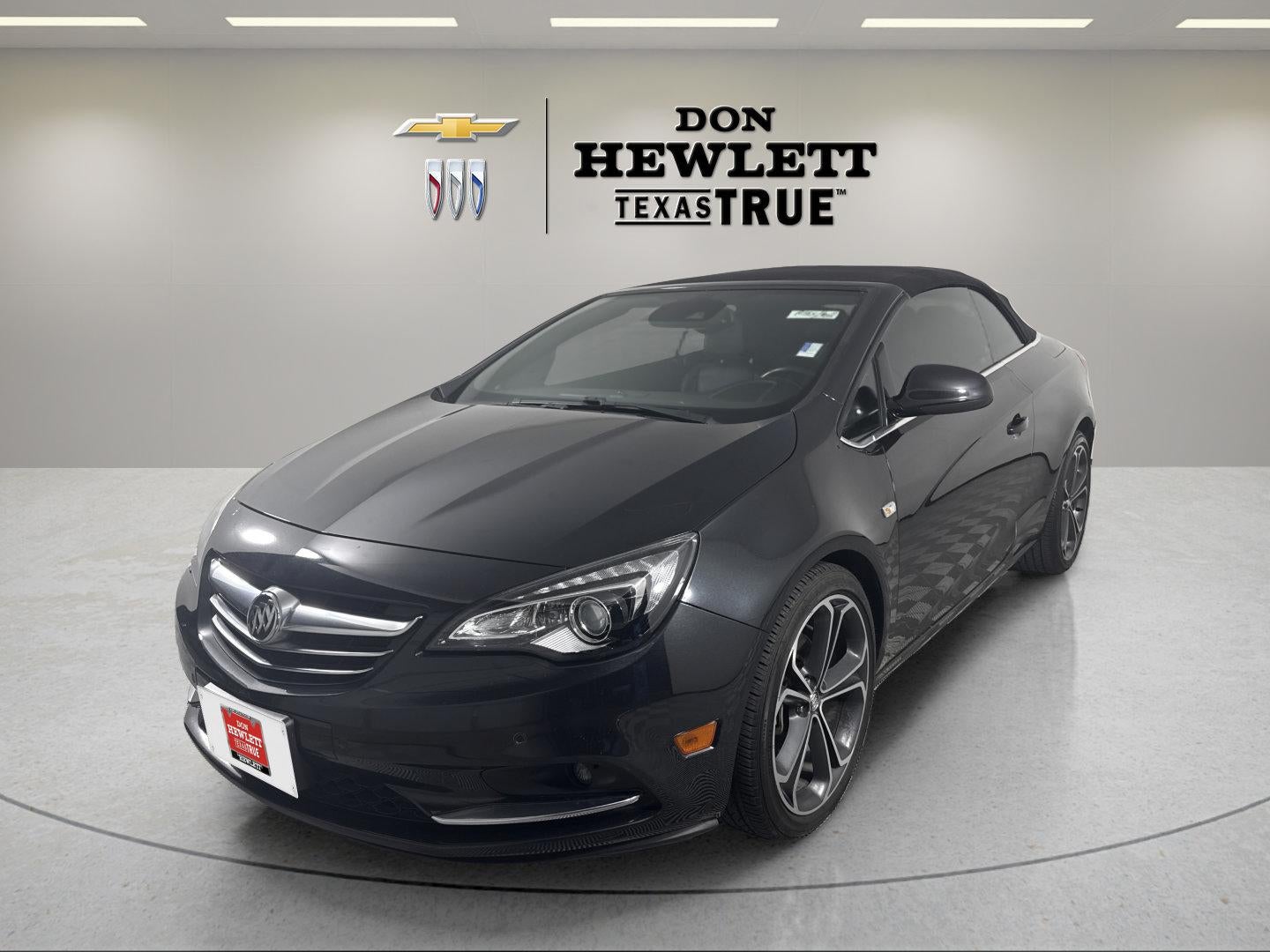 2016 Buick Cascada Premium in Carbon Black Metallic — front three-quarter view